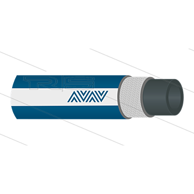 CleanFarm Lagedrukslang op maat | 1/2 inch blauw