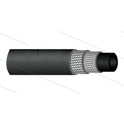 2SN Plus Hogedrukslang op maat | 3/8 inch zwart