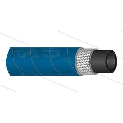 1SC Hogedrukslang op maat | 1/2 inch blauw