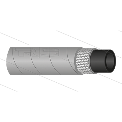 1SC Hogedrukslang op maat | 3/8 inch grijs