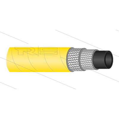 Diervetbestendig Hogedrukslang op maat | 3/8 inch geel