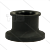 Knikbeschermer 1/4" kort zwart